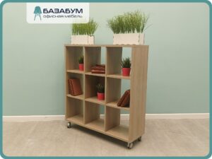 Стеллаж мобильный 120х109х35 см