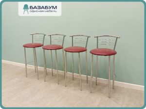 Стул барный сиденье кожзам