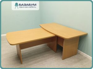 Стол руководителя офисный с брифом