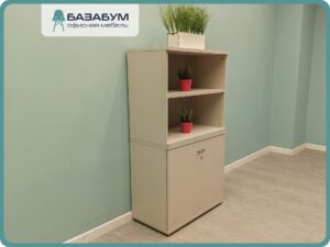 Шкаф-стеллаж под документы 145х82х44 см